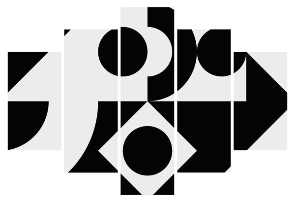 Obraz - Geometrická abstrakcia N⁰1 (150x105 cm)