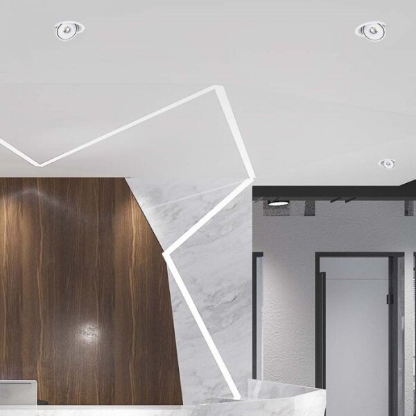 LED Podhľadové bodové svietidlo LED/12W/230V 3000/4000/6400K pr. 12 cm biela