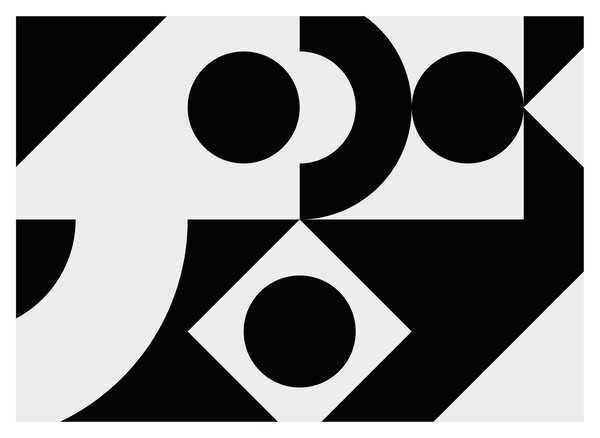Obraz - Geometrická abstrakcia N⁰1 (70x50 cm)