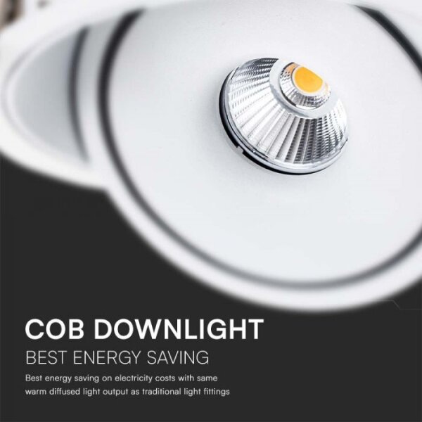 LED Podhľadové bodové svietidlo LED/12W/230V 3000/4000/6400K pr. 12 cm biela