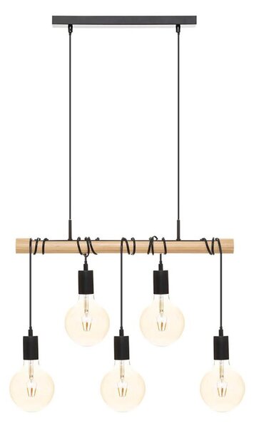 Atmosphera - Luster na lanku JAKE 5xE27/40W/230V borovica