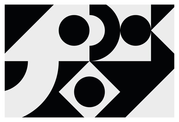 Obraz - Geometrická abstrakcia N⁰1 (90x60 cm)
