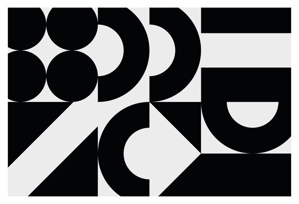 Obraz - Geometrická abstrakcia N⁰2 (90x60 cm)