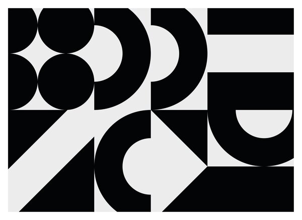 Obraz - Geometrická abstrakcia N⁰2 (70x50 cm)