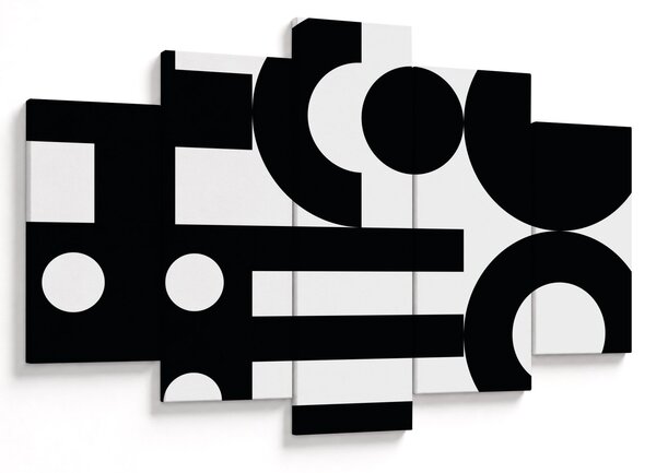 Obraz - Geometrická abstrakcia N⁰3 (150x105 cm)