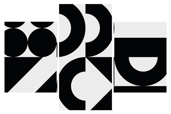 Obraz - Geometrická abstrakcia N⁰2 (90x60 cm)