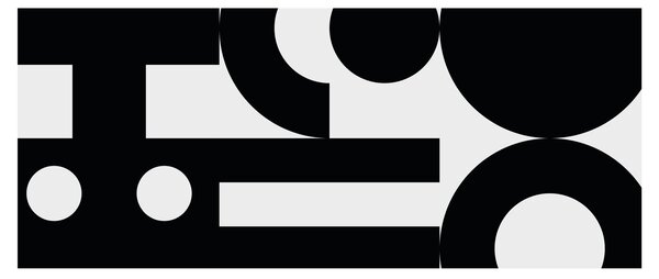 Obraz - Geometrická abstrakcia N⁰3 (120x50 cm)