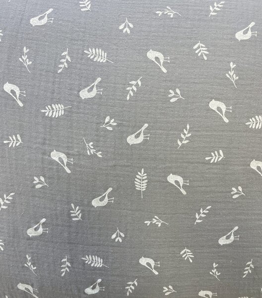 Mušelínové obliečky Bird 140x200cm+90x70cm TiaHome