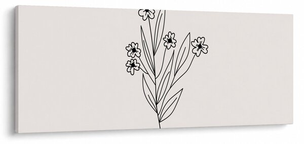 Obraz - Lúčny kvet N⁰1 (120x50 cm)