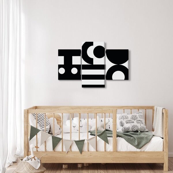 Obraz - Geometrická abstrakcia N⁰3 (90x60 cm)