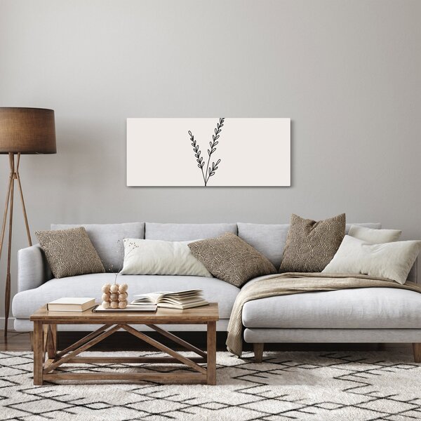 Obraz - Lúčny kvet N⁰2 (120x50 cm)