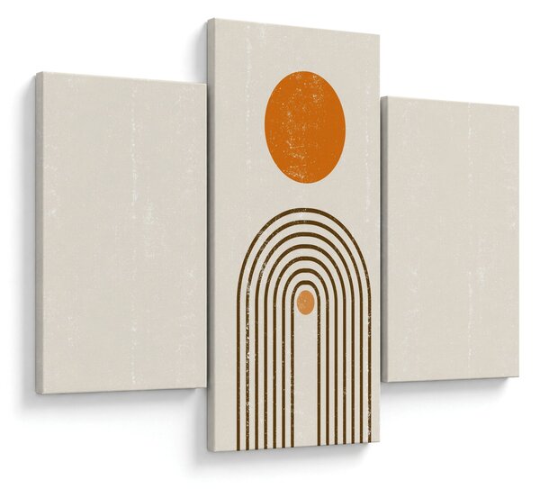 Obraz - Hnedé oblúky (90x60 cm)