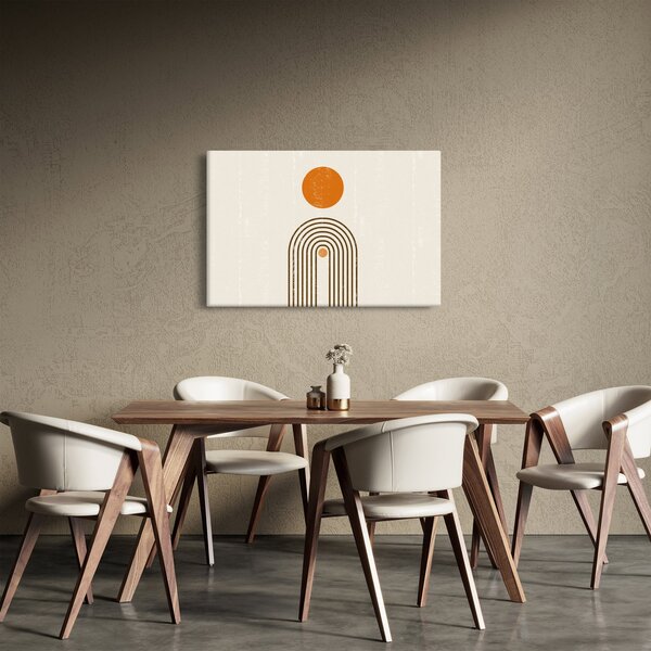 Obraz - Hnedé oblúky (90x60 cm)