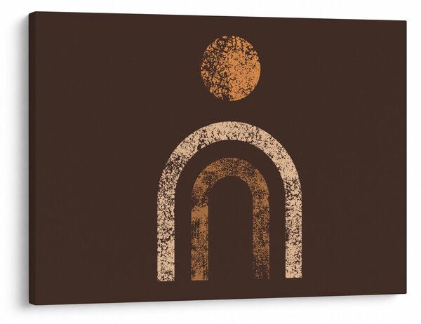 Obraz - Oranžové oblúky N⁰1 (70x50 cm)
