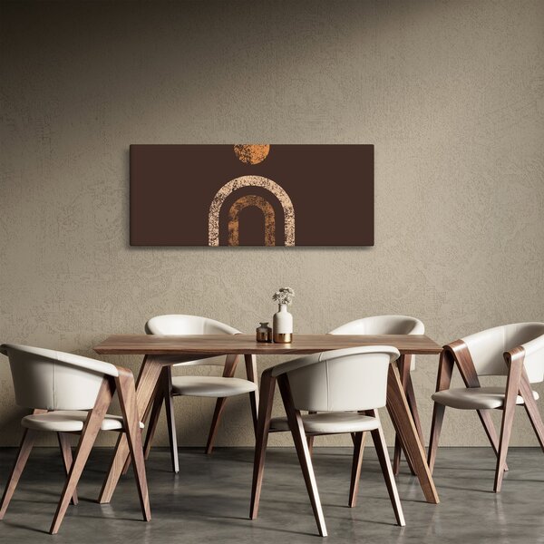 Obraz - Oranžové oblúky N⁰1 (120x50 cm)