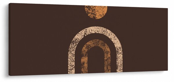 Obraz - Oranžové oblúky N⁰1 (120x50 cm)