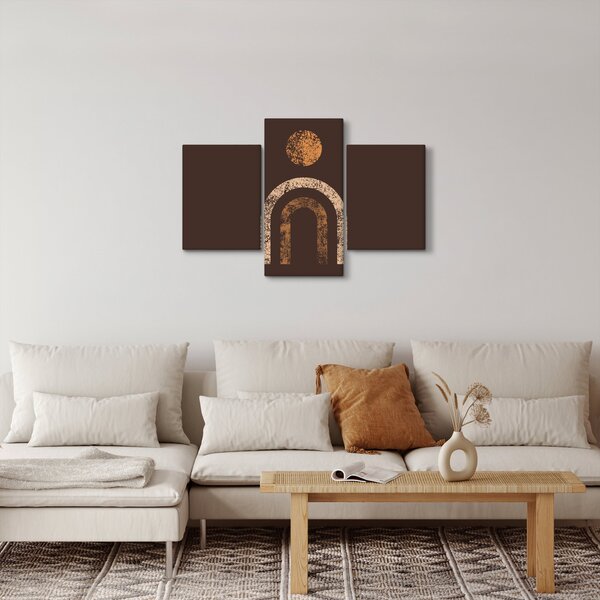 Obraz - Oranžové oblúky N⁰1 (90x60 cm)