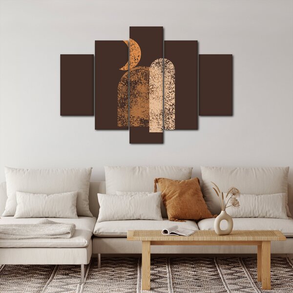 Obraz - Oranžové oblúky N⁰2 (150x105 cm)