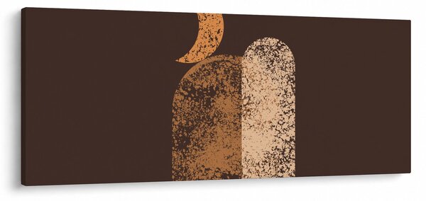 Obraz - Oranžové oblúky N⁰2 (120x50 cm)