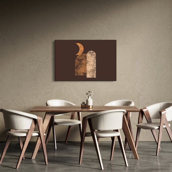 Obraz - Oranžové oblúky N⁰2 (90x60 cm)