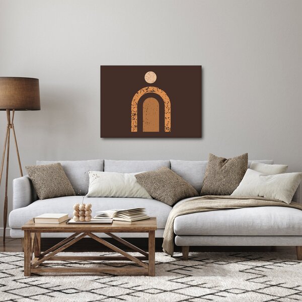 Obraz - Oranžové oblúky N⁰3 (70x50 cm)