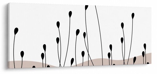 Obraz - Grafická lúka N⁰1 (120x50 cm)
