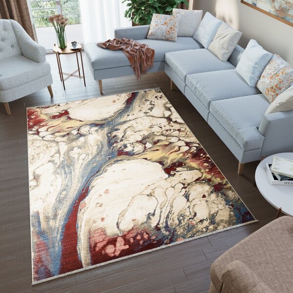 Dizajnový koberec s elegantným vzorom Béžová Šírka: 120 cm | Dĺžka: 170 cm