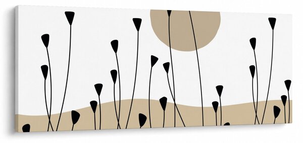Obraz - Grafická lúka N⁰2 (120x50 cm)