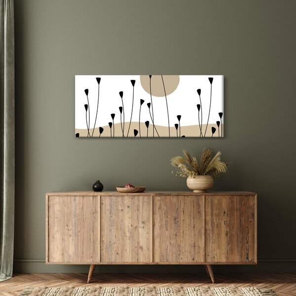 Obraz - Grafická lúka N⁰2 (120x50 cm)