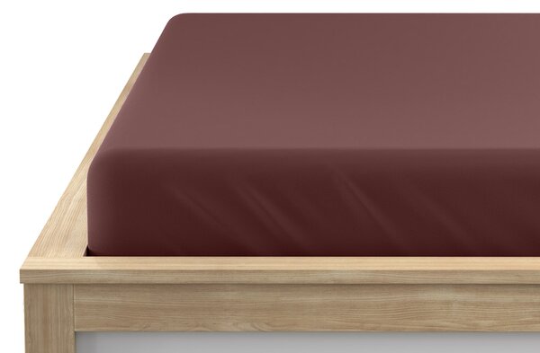 Jersey plachta EXCLUSIVE tmavohnedá 90 x 200 cm