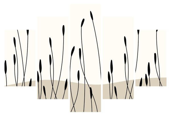 Obraz - Grafická lúka N⁰3 (150x105 cm)