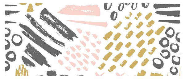 Obraz - Abstraktné ťahy (120x50 cm)