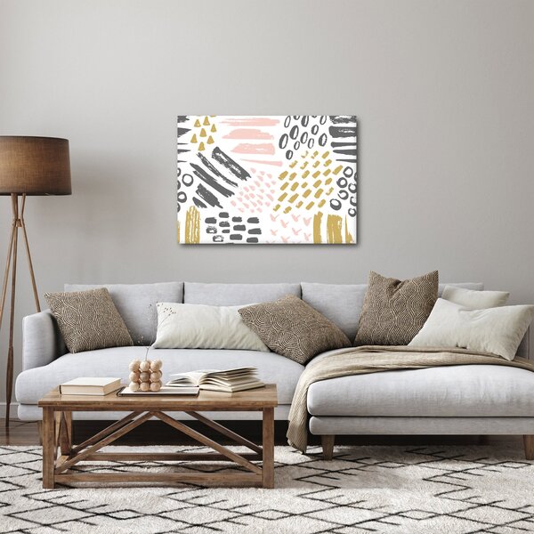 Obraz - Abstraktné ťahy (70x50 cm)