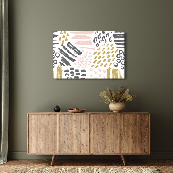 Obraz - Abstraktné ťahy (90x60 cm)
