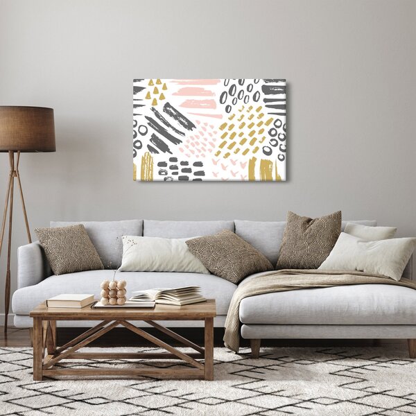 Obraz - Abstraktné ťahy (90x60 cm)