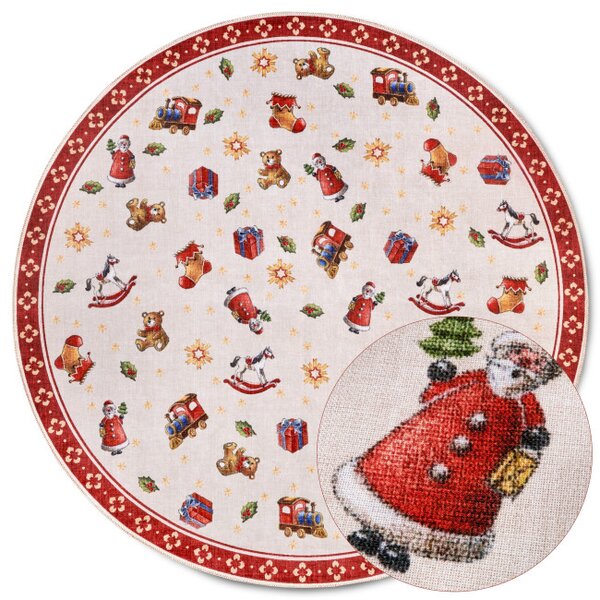 Koberec Toy's Delight Villeroy & Boch červený / viacfarebný kruh