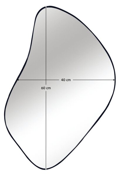 NovýNábytok.sk Zrkadlo Naufragos 2 (čierna). Vlastná spoľahlivá doprava až k Vám domov. 1161183