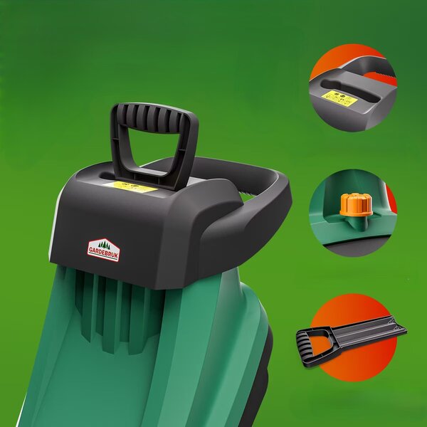 Elektrický záhradný drvič 2400 W