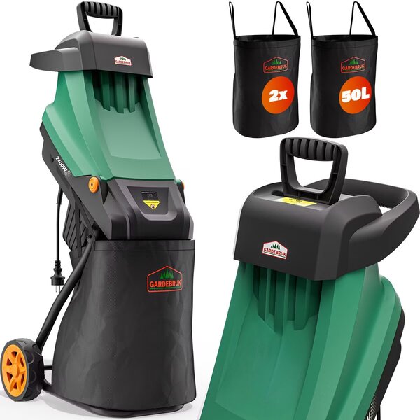 Elektrický záhradný drvič 2400 W