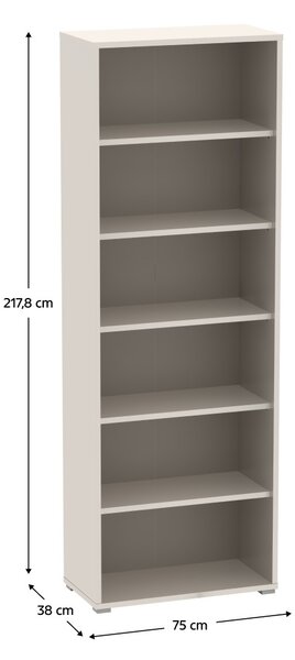 NovýNábytok.sk Regál Hamila NEW TYP 01 (kašmír). Vlastná spoľahlivá doprava až k Vám domov. 1161252