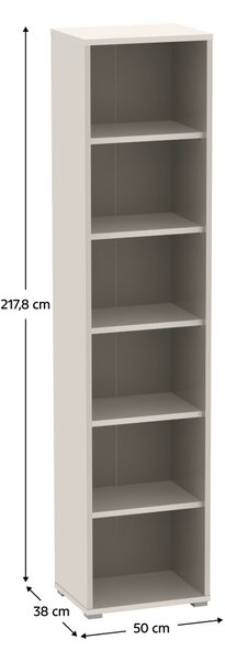 NovýNábytok.sk Regál Hamila NEW TYP 02 (kašmír). Vlastná spoľahlivá doprava až k Vám domov. 1161253