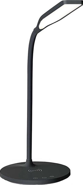 Nedis LTLGQ4M2BK - Stm. lampa s bezdr. nabíjaním Qi LED/5,5W/230V 2700-6500K