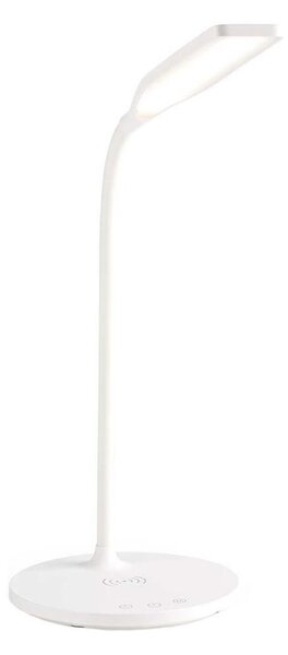 Nedis LTLGQ4M2WT - Stm. lampa s bezdr. nabíjaním Qi LED/5,5W/230V 2700-6500K
