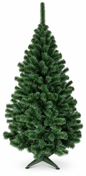 JAKS Vianočný stromček jedľa lux zeleno biela 100 cm