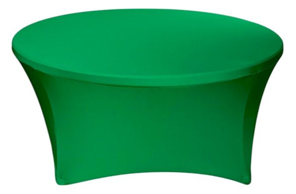 TENTino Elastický obrus STANDARD na okrúhly stôl 122 cm Farba obrusu: SVETLOŠEDÁ / SILVER