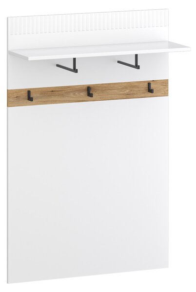 NovýNábytok.sk Vešiakový panel Viniera 1 (biela + dub evoke). Vlastná spoľahlivá doprava až k Vám domov. 1161409