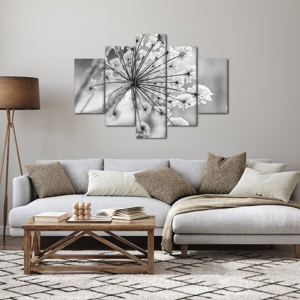 Obraz - Kvetina v zime (150x105 cm)