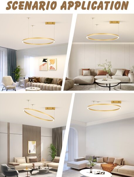 Immax NEO 07217L LED závesné stropné svietidlo CANTO | 60W integrovaný LED zdroj