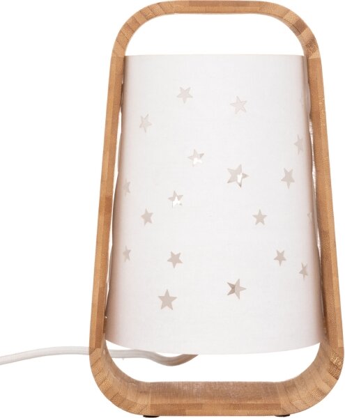 Atmosphera - Stolná lampa STARS 1xE14/40W/230V bambus