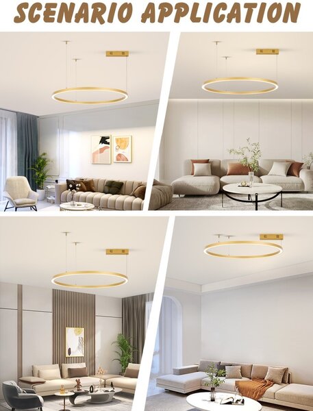 Immax NEO 07217L LED závesné stropné svietidlo CANTO | 60W integrovaný LED zdroj
